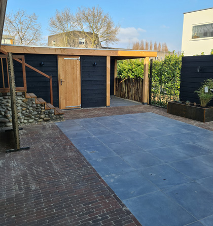 Tuin bestrating te beusichem